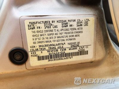 Zdjęcie 12 z 12 samochodu: 2006 NISSAN SENTRA 1.8 VIN:3N1CB51D06L620769 - miniatura