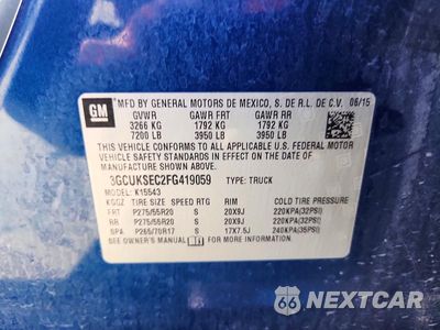 Zdjęcie 12 z 12 samochodu: 2015 CHEVROLET SILVERADO K1500 LTZ VIN:3GCUKSEC2FG419059 - miniatura