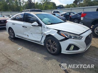 Czwarte zdjęcie samochodu z boku: 2018 HYUNDAI SONATA SPORT+ VIN:5NPE34AF1JH704834 - miniatura