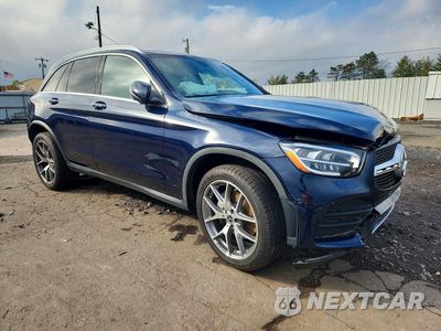 Czwarte zdjęcie samochodu z boku: 2021 MERCEDES-BENZ GLC300 VIN:W1N0G8EBXMF970325 - miniatura
