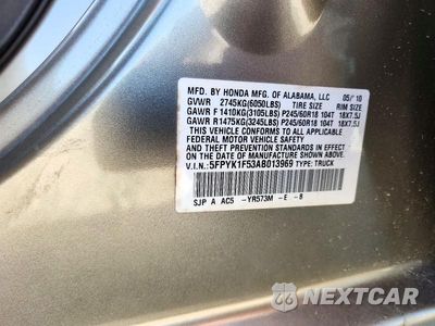 Zdjęcie 13 z 13 samochodu: 2010 HONDA RIDGELINE RTL VIN:5FPYK1F53AB013969 - miniatura