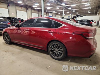 Drugie zdjęcie samochodu z przodu: 2018 GENESIS G80 SPORT VIN:KMHGN4JBXJU219027 - miniatura