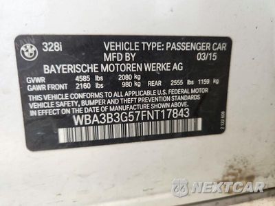 Zdjęcie 13 z 13 samochodu: 2015 BMW 328 XI VIN:WBA3B3G57FNT17843 - miniatura