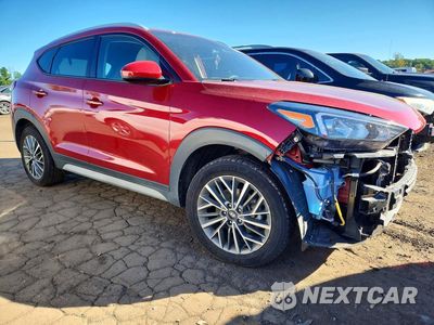 Czwarte zdjęcie samochodu z boku: 2021 HYUNDAI TUCSON SEL VIN:KM8J3CAL0MU384569 - miniatura