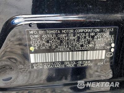 Zdjęcie 12 z 12 samochodu: 2014 LEXUS GS 350 VIN:JTHBE1BL1E5033220 - miniatura