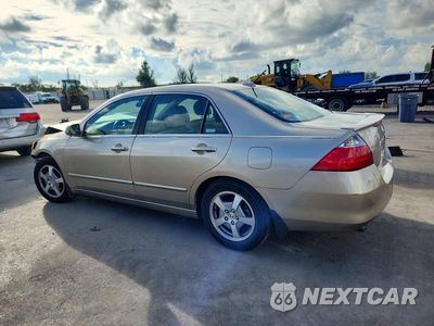 Drugie zdjęcie samochodu z przodu: 2006 HONDA ACCORD HYBRID VIN:JHMCN36576C003809 - miniatura