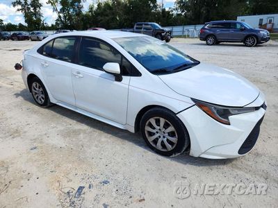 Czwarte zdjęcie samochodu z boku: 2020 TOYOTA COROLLA LE VIN:JTDEPRAE0LJ014222 - miniatura