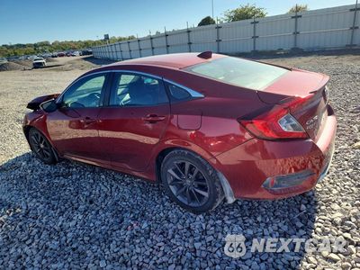 Drugie zdjęcie samochodu z przodu: 2020 HONDA CIVIC EXL VIN:19XFC1F76LE012340 - miniatura