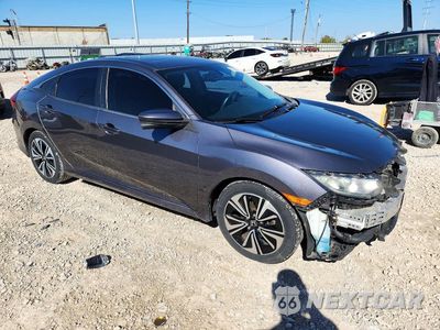 Czwarte zdjęcie samochodu z boku: 2017 HONDA CIVIC EXL VIN:2HGFC1F75HH640306 - miniatura