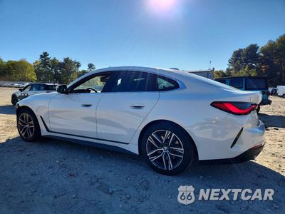 Drugie zdjęcie samochodu z przodu: 2022 BMW 430I GRAN COUPE VIN:WBA63AV09NFM11205 - miniatura