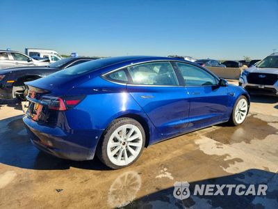 Trzecie zdjęcie samochodu z tyłu: 2022 TESLA MODEL 3 VIN:5YJ3E1EA4NF287356 - miniatura