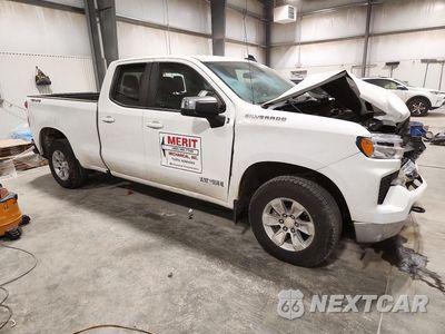Czwarte zdjęcie samochodu z boku: 2023 CHEVROLET SILVERADO K1500 LT VIN:1GCRDDED3PZ123957 - miniatura