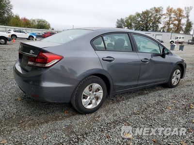 Trzecie zdjęcie samochodu z tyłu: 2013 HONDA CIVIC LX VIN:2HGFB2F54DH302431 - miniatura