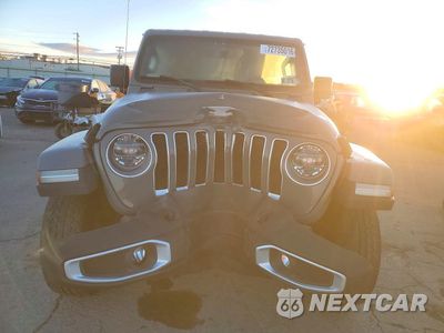 Piąte zdjęcie samochodu w środku: 2020 JEEP WRANGLER UNLIMITED SAHARA VIN:1C4HJXEN4LW219333 - miniatura