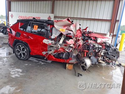 Czwarte zdjęcie samochodu z boku: 2021 TOYOTA RAV4 PRIME XSE VIN:JTMFB3FV5MD011258 - miniatura