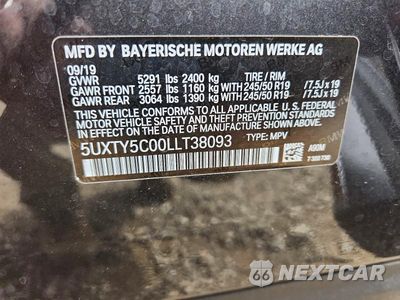 Zdjęcie 13 z 13 samochodu: 2020 BMW X3 XDRIVE30I VIN:5UXTY5C00LLT38093 - miniatura