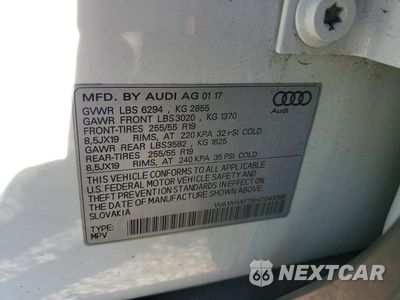 Zdjęcie 13 z 13 samochodu: 2017 AUDI Q7 PREMIUM VIN:WA1AHAF76HD043389 - miniatura