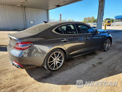 Trzecie zdjęcie samochodu z tyłu: 2022 GENESIS G70 2.0T VIN:KMTG34TA2NU086849 - miniatura