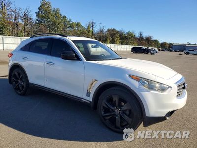 Czwarte zdjęcie samochodu z boku: 2015 INFINITI QX70 BASE VIN:JN8CS1MW2FM482357 - miniatura