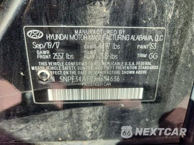 Zdjęcie 12 z 12 samochodu: 2018 HYUNDAI SONATA SEL VIN:5NPE34AF9JH654636 - miniatura