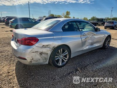 Trzecie zdjęcie samochodu z tyłu: 2019 BMW 430XI VIN:WBA4Z3C58KEF31260 - miniatura