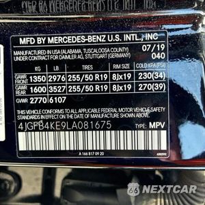 Zdjęcie 10 z 14 samochodu: 2020 MERCEDES-BENZ GLE 350 4MATIC VIN:4JGFB4KE9LA081675 - miniatura