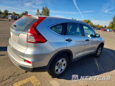 Trzecie zdjęcie samochodu z tyłu: 2015 HONDA CR-V LX VIN:3CZRM3H35FG704138 - miniatura