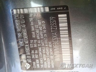 Zdjęcie 12 z 12 samochodu: 2010 MINI COOPER VIN:WMWMF3C5XATZ23379 - miniatura