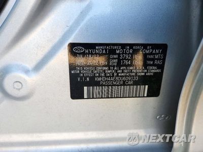 Zdjęcie 12 z 12 samochodu: 2013 HYUNDAI ELANTRA GLS VIN:KMHDH4AE8DU609133 - miniatura