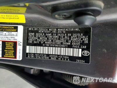 Zdjęcie 13 z 13 samochodu: 2017 TOYOTA CAMRY SE VIN:4T1BF1FK1HU328971 - miniatura