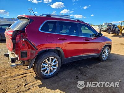 Trzecie zdjęcie samochodu z tyłu: 2014 JEEP CHEROKEE LIMITED VIN:1C4PJMDSXEW259890 - miniatura