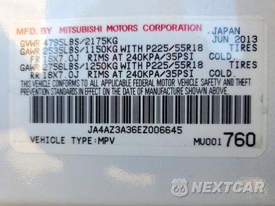 Zdjęcie 13 z 13 samochodu: 2014 MITSUBISHI OUTLANDER SE VIN:JA4AZ3A36EZ006645 - miniatura
