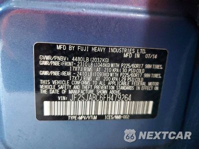 Zdjęcie 13 z 13 samochodu: 2015 SUBARU FORESTER 2.5I VIN:JF2SJABC6FH479264 - miniatura