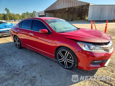 Czwarte zdjęcie samochodu z boku: 2016 HONDA ACCORD SPORT VIN:1HGCR2F53GA039026 - miniatura