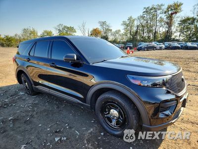 Czwarte zdjęcie samochodu z boku: 2020 FORD EXPLORER POLICE INTERCEPTOR VIN:1FM5K8AW5LGA72126 - miniatura