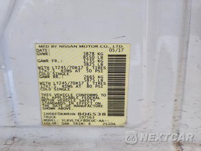 Zdjęcie 13 z 13 samochodu: 2017 NISSAN NV 1500 SV VIN:1N6BF0KM4HN806538 - miniatura