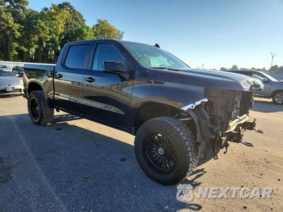 Czwarte zdjęcie samochodu z boku: 2022 CHEVROLET SILVERADO K1500 RST VIN:1GCUDEET2NZ642132 - miniatura