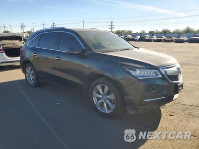 Czwarte zdjęcie samochodu z boku: 2016 ACURA MDX ADVANCE VIN:5FRYD4H90GB021796 - miniatura