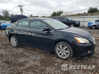 Czwarte zdjęcie samochodu z boku: 2013 NISSAN SENTRA S VIN:3N1AB7AP8DL672628 - miniatura