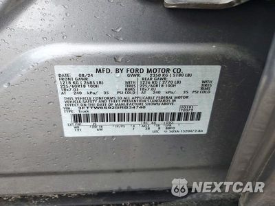 Zdjęcie 12 z 12 samochodu: 2024 FORD MAVERICK LARIAT VIN:3FTTW8S92RRB34740 - miniatura
