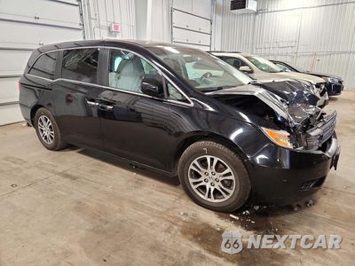 Czwarte zdjęcie samochodu z boku: 2012 HONDA ODYSSEY EXL VIN:5FNRL5H62CB006120 - miniatura