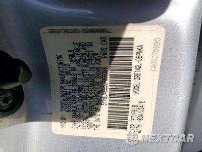 Zdjęcie 12 z 12 samochodu: 2013 TOYOTA COROLLA LE VIN:5YFBU4EE5DP096308 - miniatura