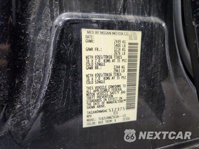 Zdjęcie 14 z 14 samochodu: 2010 NISSAN XTERRA X VIN:5N1AN0NW6AC512375 - miniatura