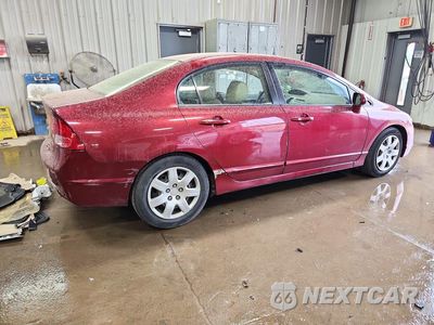 Trzecie zdjęcie samochodu z tyłu: 2007 HONDA CIVIC LX VIN:1HGFA16517L129780 - miniatura
