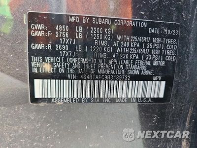Zdjęcie 13 z 13 samochodu: 2024 SUBARU OUTBACK PREMIUM VIN:4S4BTAFC9R3189732 - miniatura