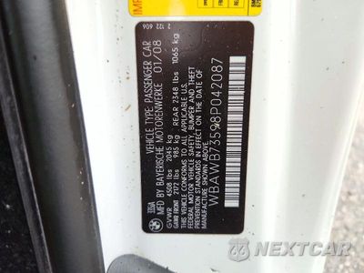 Zdjęcie 12 z 12 samochodu: 2008 BMW 335 I VIN:WBAWB73598P042087 - miniatura