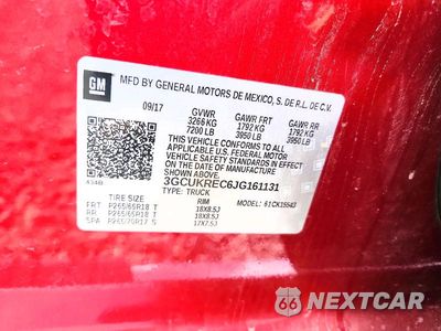 Zdjęcie 13 z 13 samochodu: 2018 CHEVROLET SILVERADO K1500 LT VIN:3GCUKREC6JG161131 - miniatura