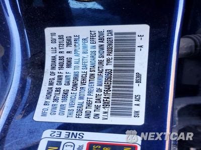 Zdjęcie 12 z 12 samochodu: 2010 HONDA CIVIC LX-S VIN:19XFA1F64AE050563 - miniatura