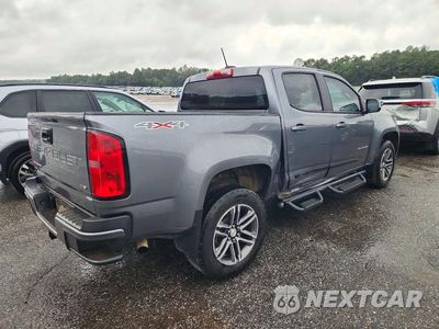 Trzecie zdjęcie samochodu z tyłu: 2021 CHEVROLET COLORADO VIN:1GCGTBEN9M1132146 - miniatura