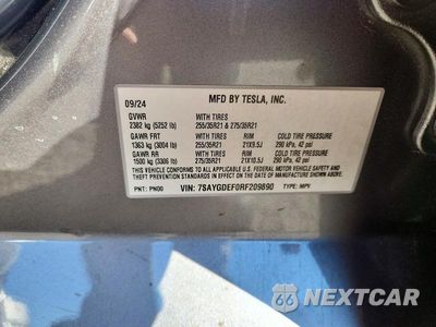 Zdjęcie 13 z 13 samochodu: 2024 TESLA MODEL Y VIN:7SAYGDEF0RF209890 - miniatura